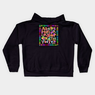 San Blas Island Alphabet Kids Hoodie